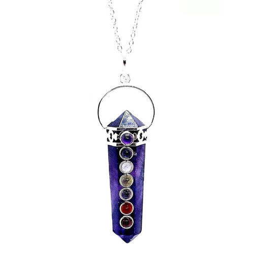 Fluorite pendant necklace - fluorite,