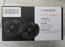 ADVENT ASP20BK21 2.0 PC Speakers 3.6W USB Black 