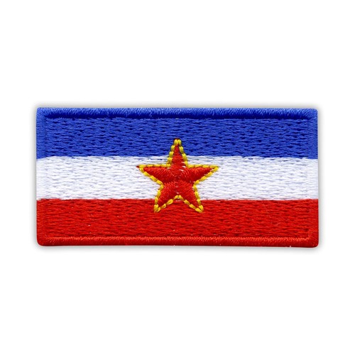 Patchion flag yugoslavia - flag, of