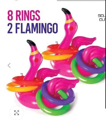 Inflatable flamingo ring toss - flamingo,