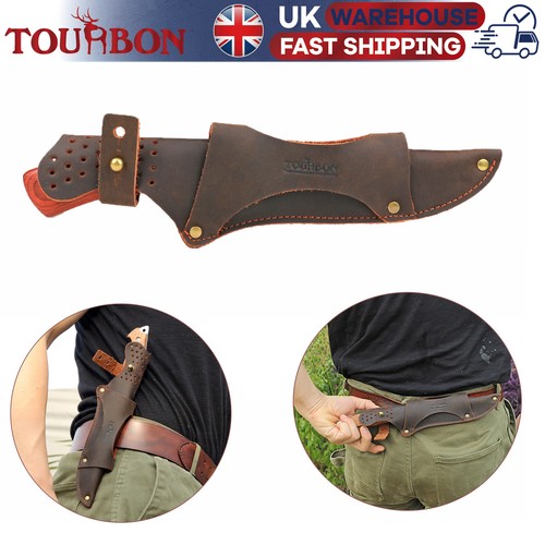 Tourbon leather fixed blade - leather,