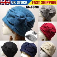 UK Ladies Flower Cloche Hat