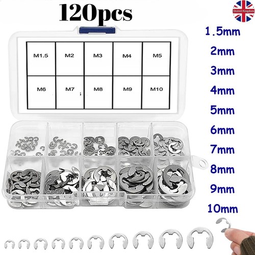 120pcs stainless steel clips - 120pcs, e-clips