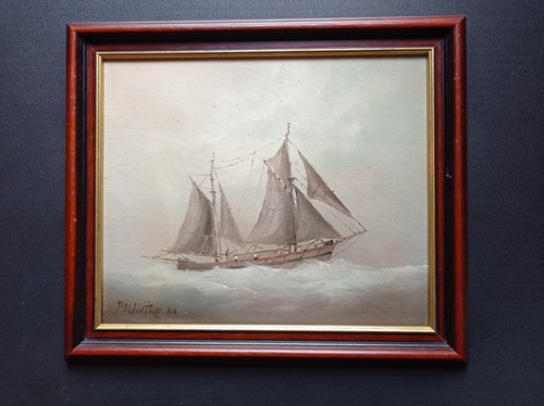 P.J.Wintrip signed oil