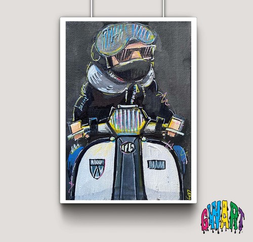 Vespa lambretta scooter - vespa,