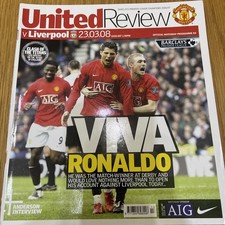 Manchester United Programmes Bundle Of 3 2008/09 Liverpool/Newcastle/Tottenham