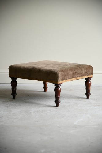 Square upholstered footstool - square,