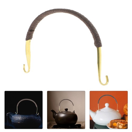 Copper teapot handle with - copper,