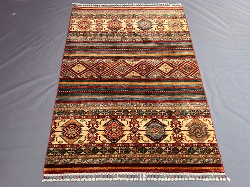 2x5 vintage afghan - 4'2x5'9,
