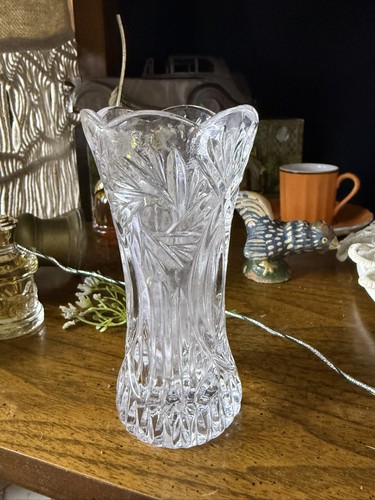 Small cut glass crystal - small, flower