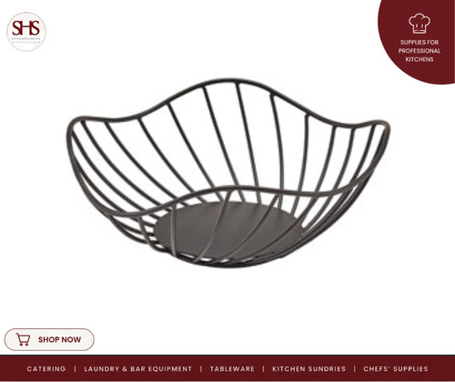 Genware lotus leaf black wire - black,