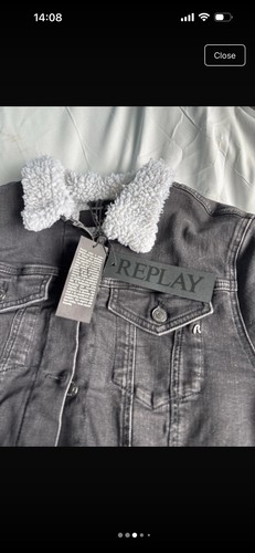 Replay denim fleece - denim, lined