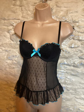 BNWOT Black Lingerie Bra Top   Fit size S