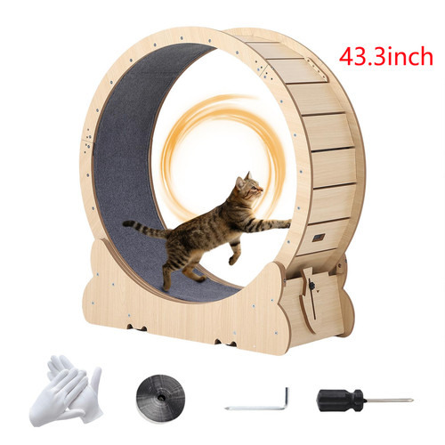 Cat exercise wheel - 43.3", cats