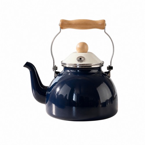 Enamel kettle with - kettle, whistle