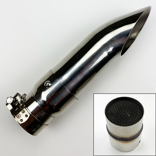 Shorty exhaust stainless - v2,