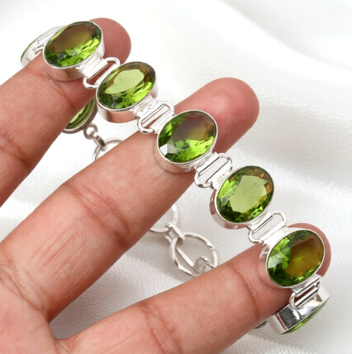 Peridot gemstone ethnic 925 - peridot,