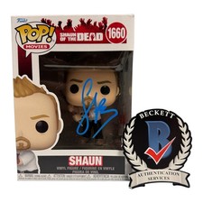 Simon Pegg Signed Autograph Funko Pop 1660 Beckett BAS Shaun Of The Dead