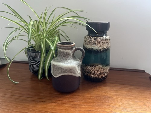 Vintage west german vase with - german,