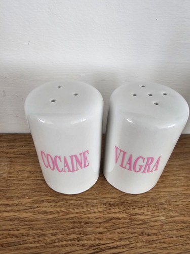 Novelty salt and pepper pots - and,