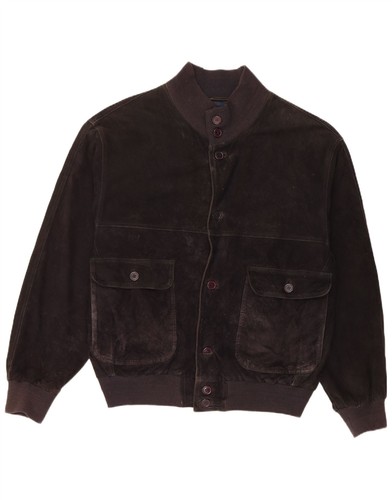 Vintage mens suede bomber - vintage,