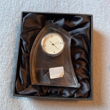 Dartington Clock In Glass Boxed Gift Christmas Birthday With Instructions
