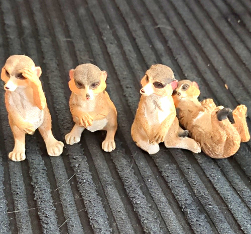 Animal meerkat figurine set - meerkat, of