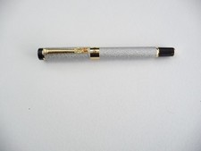Chinese Silver Fountain Pen with Jewelled Dragon Head on Clip