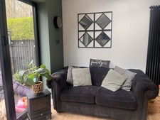 Black  DFS Belair Chesterfield