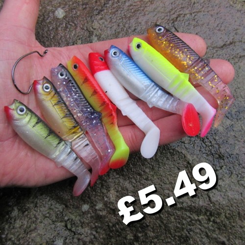 Perch fishing lures - 8, soft
