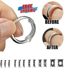 12Pcs Silicone Ring Size Adjuster Invisible Resizer Reducer for Loose Rings