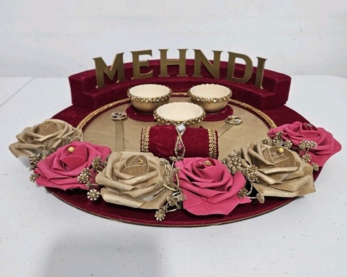 Mehndi thaal decorative - mehndi,