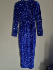 Stunning Sequin Long Dress 10/12 M Size Ladies, Party/ Christmas/ Drag / Cruise