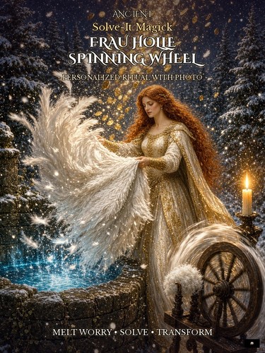 Frau holle spinning - 🧵❄️,