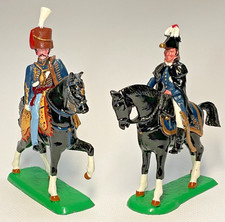 Please Read - Mulberry Miniatures - Two Soldiers on horseback. Napoleonic Wars