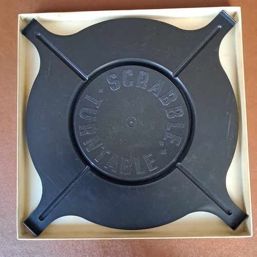 Vintage scrabble turntable - scrabble,