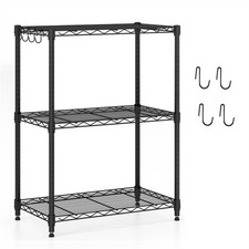 3-Tier Industrial Bookshelf