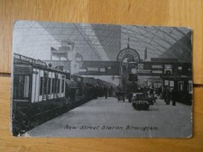 Pre 1914 Postcard of New Street Station, BIRMINGHAM, Warwickshire