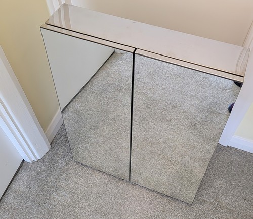 Great mirrored bathroom - mirrored,