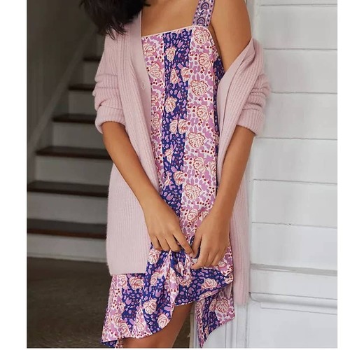 Anthropologie palms lilac blue - anthropologie,