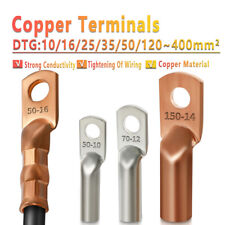 DTG Copper Lug Connectors-Heavy Duty Electrical Terminals for Wiring 10~400mm²