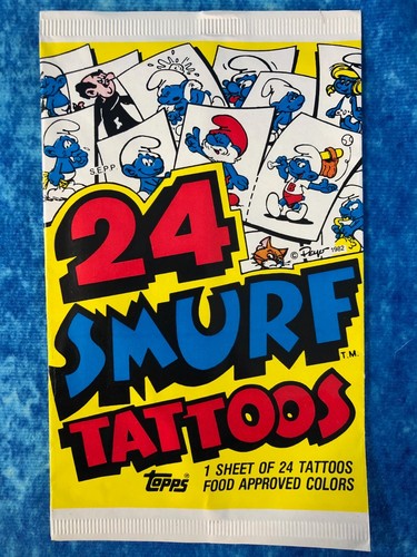 The smurfs tattoos - tattoos, sealed