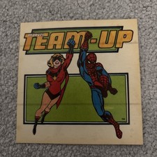 Vintage Marvel Team-Up  Comic no. 2 Free Gift Sticker Spider-man Marvel UK 1980