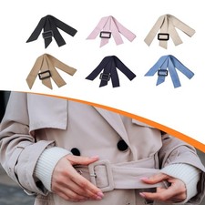 Trench Coat Belt with Buckle