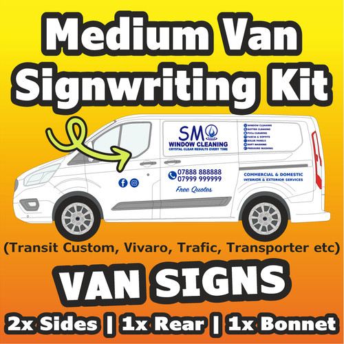 Van sign writing kit fit - sign,