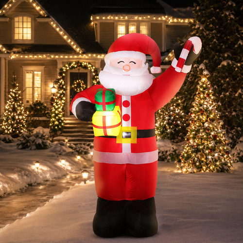 6ft christmas inflatable - christmas, santa