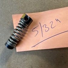  COILED SPRING DRILL STOPS ,5/32"  WITHOUT  GRUB,  IN GOOD CONDITION.