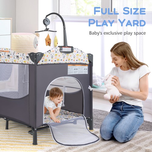 Travel cot convertible - 1,