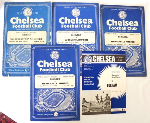 Chelsea match programmes - 5, fc