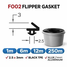 F002 flipper gasket - flipper, 2.5